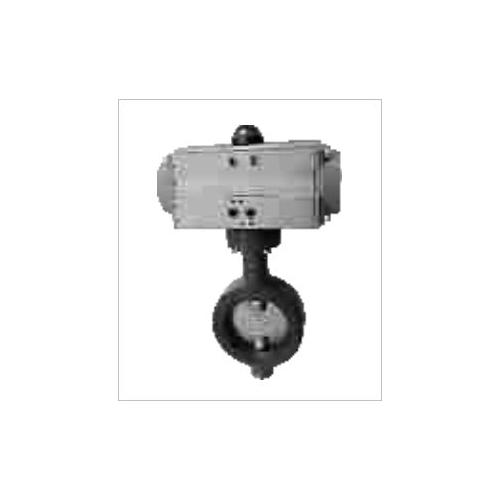 Sant PN1.6 Cast Iron Butterfly Valve With Pneumatic Actuator 125 mm, CIBFP